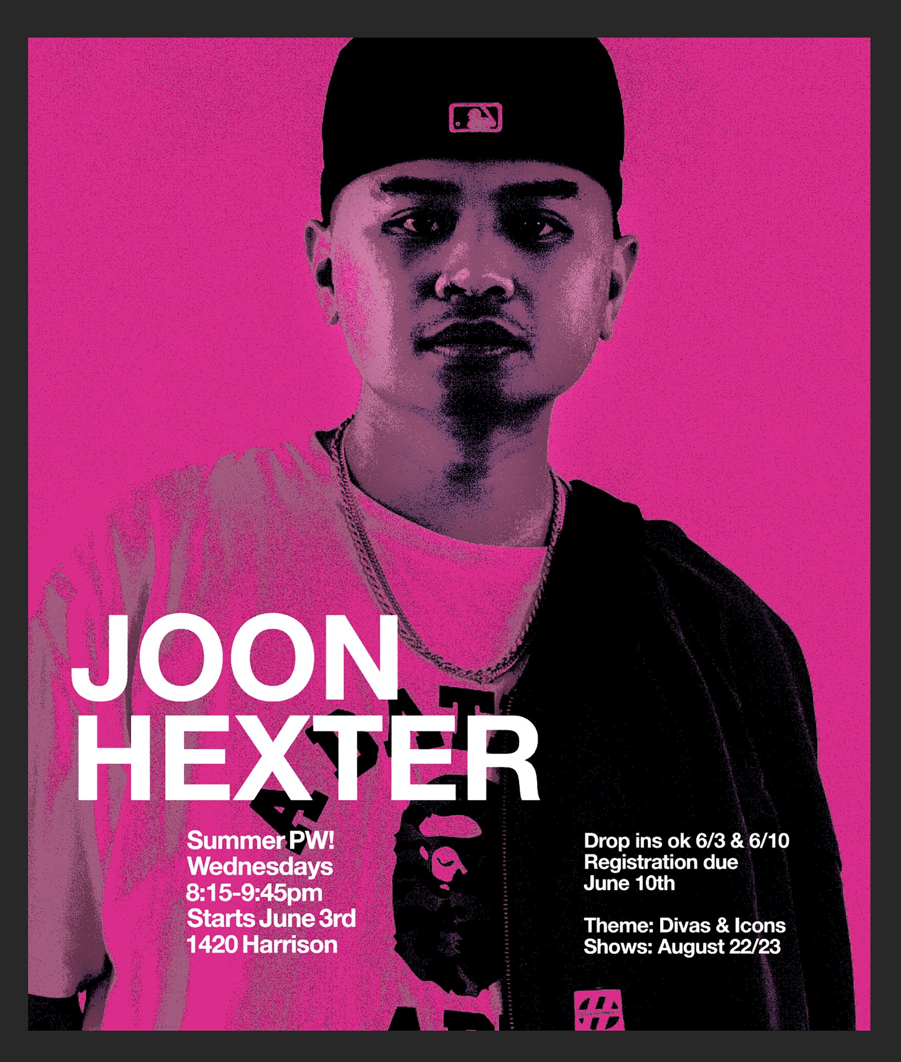 Joon is directing his first PW for us this Summer! This PW started last Wednesday June 3rd, but you can still drop in to try it on June 10th : 8:15pm at our Annex : 1420 Harrison Street. Online registration is now closed but you can attend and pay in