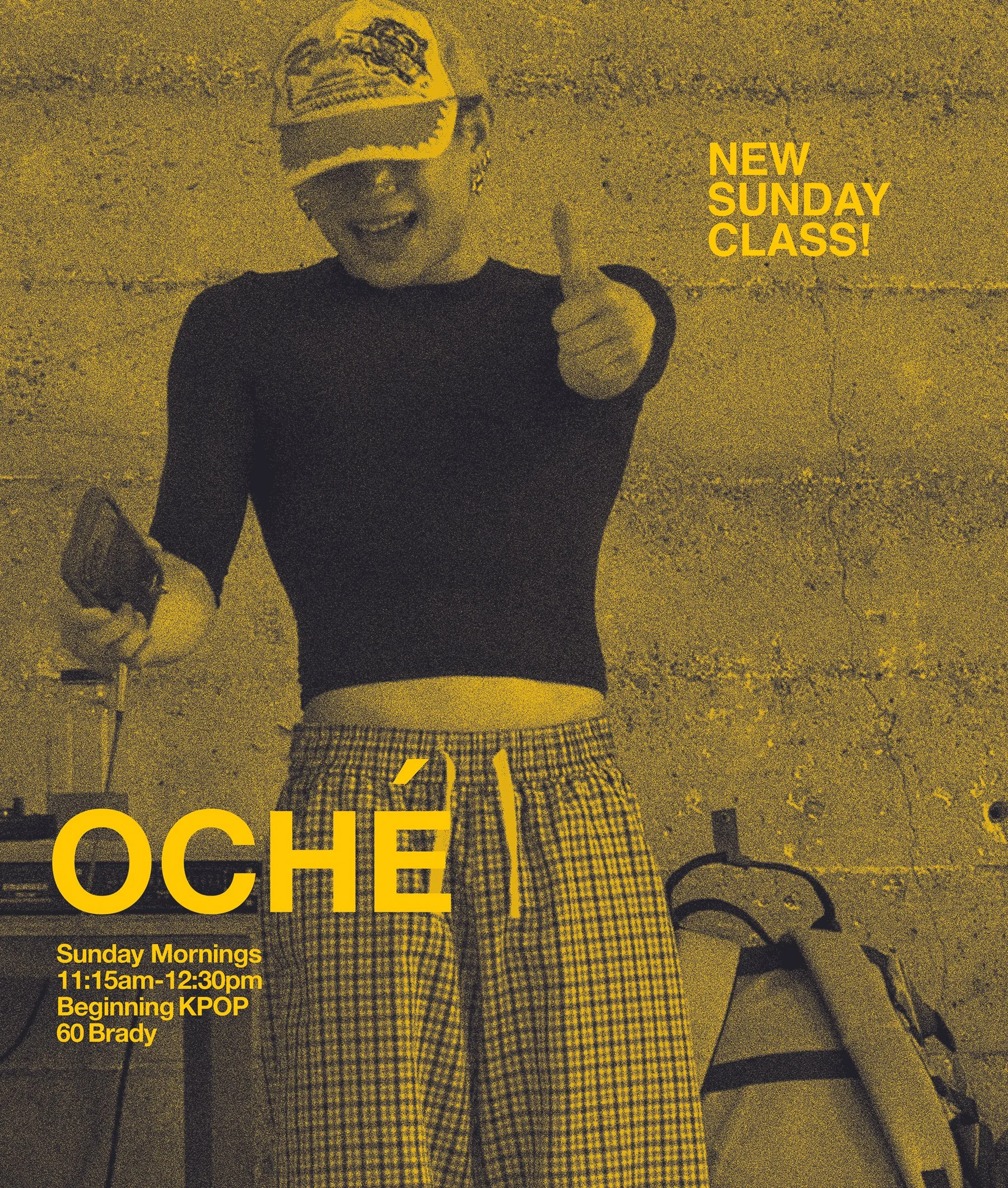 New Class for Oche! Sunday morning Beginner KPOP at 11:15am starts today! | 60 Brady | Click on pic to sign up ^ or pay at the desk