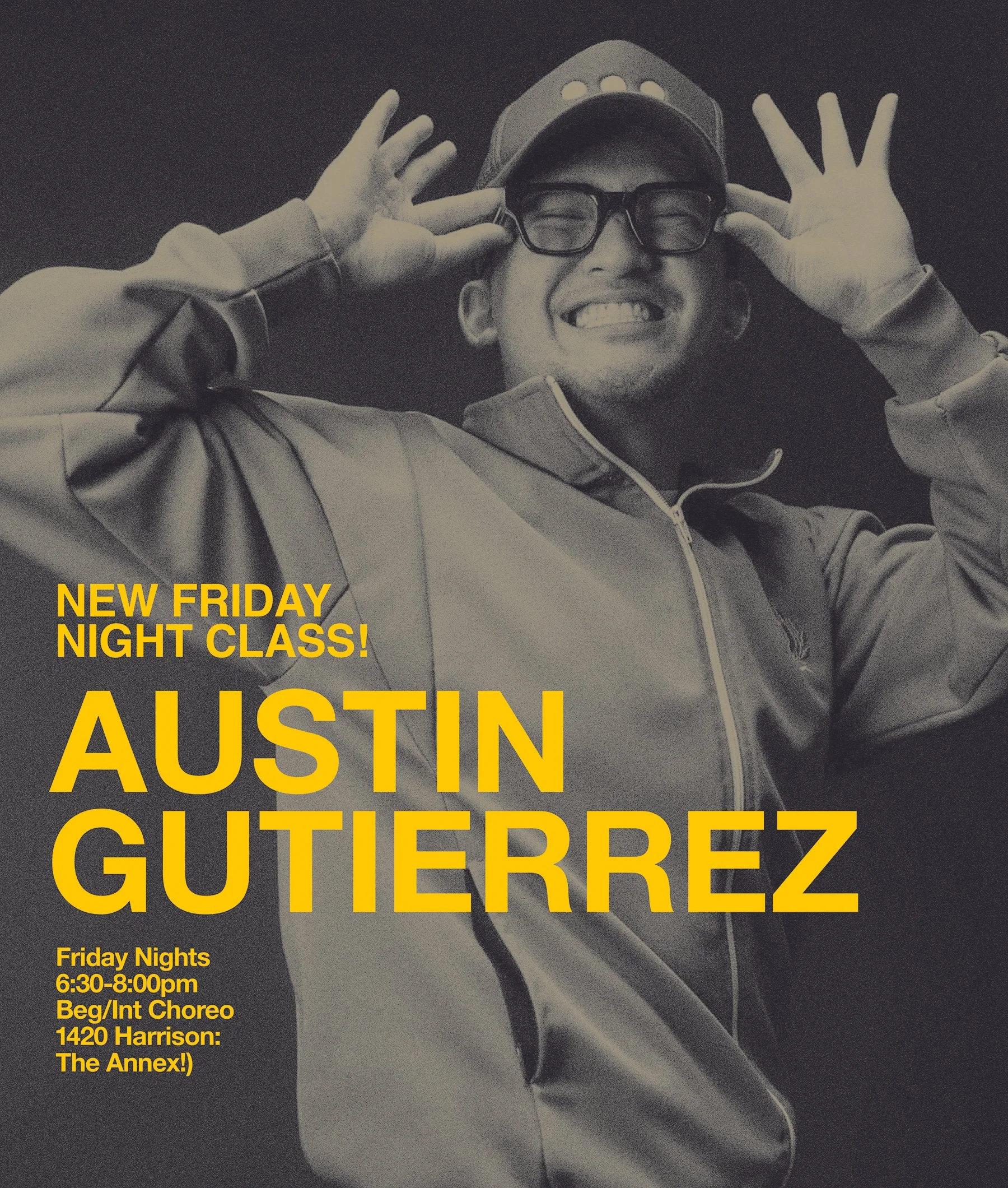 CLICK ON PIC TO SIGN UP ^ NEW FRIDAY NIGHT CLASS! Dance with Austin at 6:30pm | 1420 Harrison | The Annex
