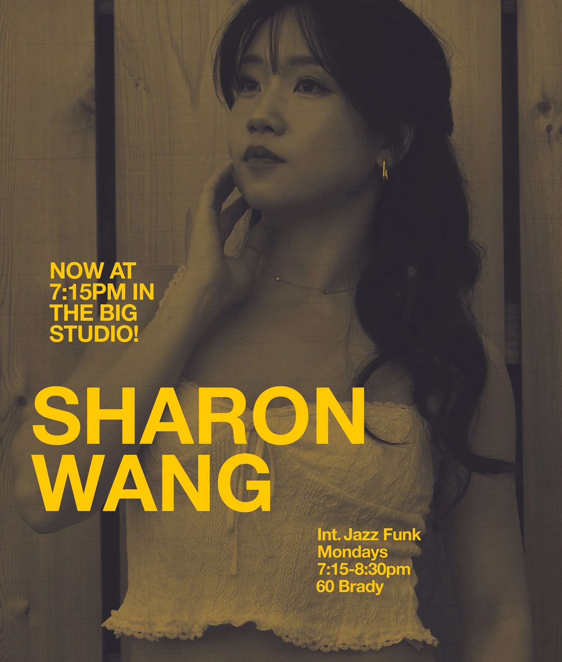Sharon is moving to Dillon's old time slot! Her class is so popular, dance with her on Monday nights at 7:15pm! | Starts Sept 14th | 60 Brady | click on pic to sign up ^ or pay at the desk