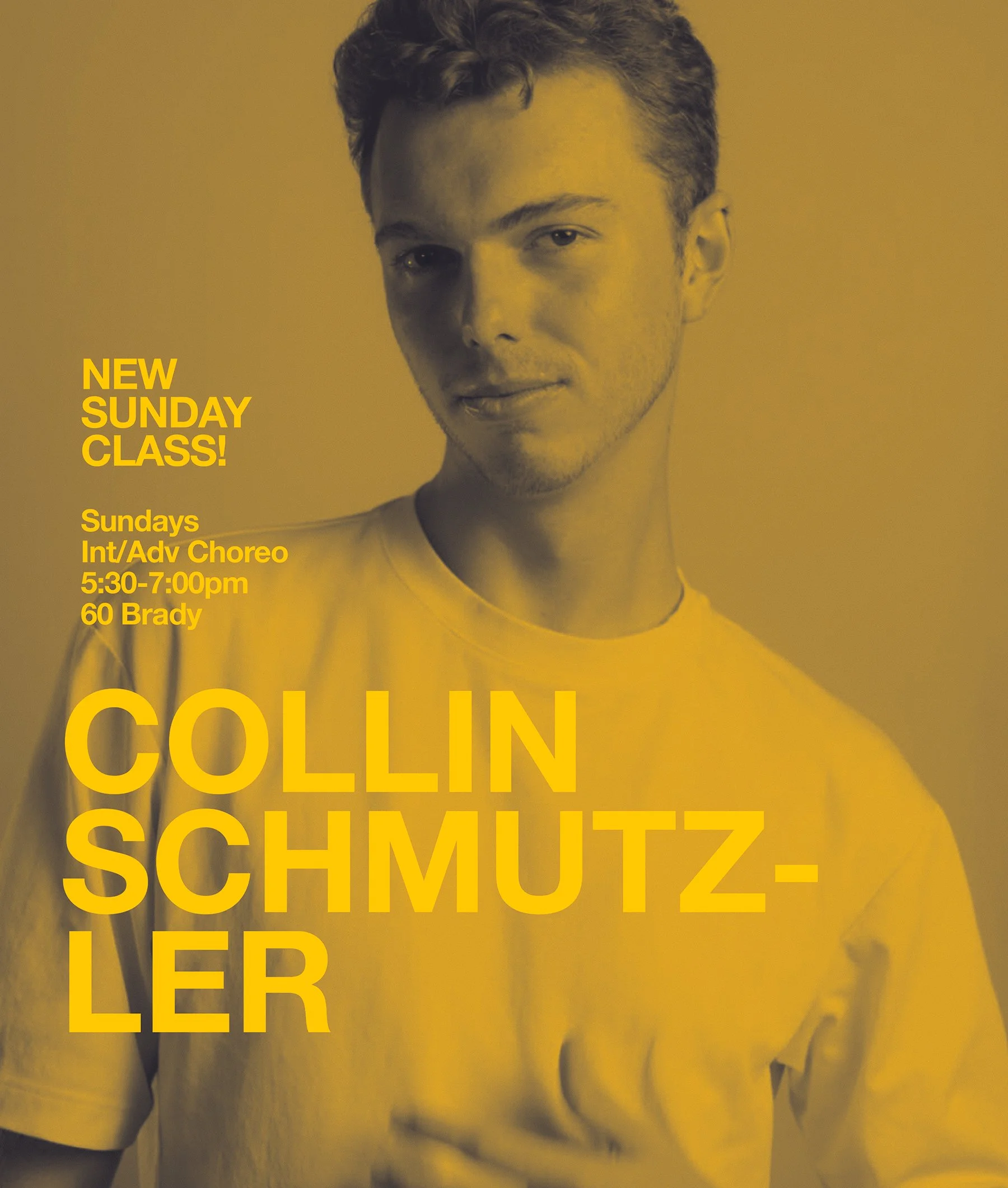 NEW CLASS! Dance with Collin every Sunday at 5:30pm | 60 Brady | Click on pic to sign up | or pay at the studio :)