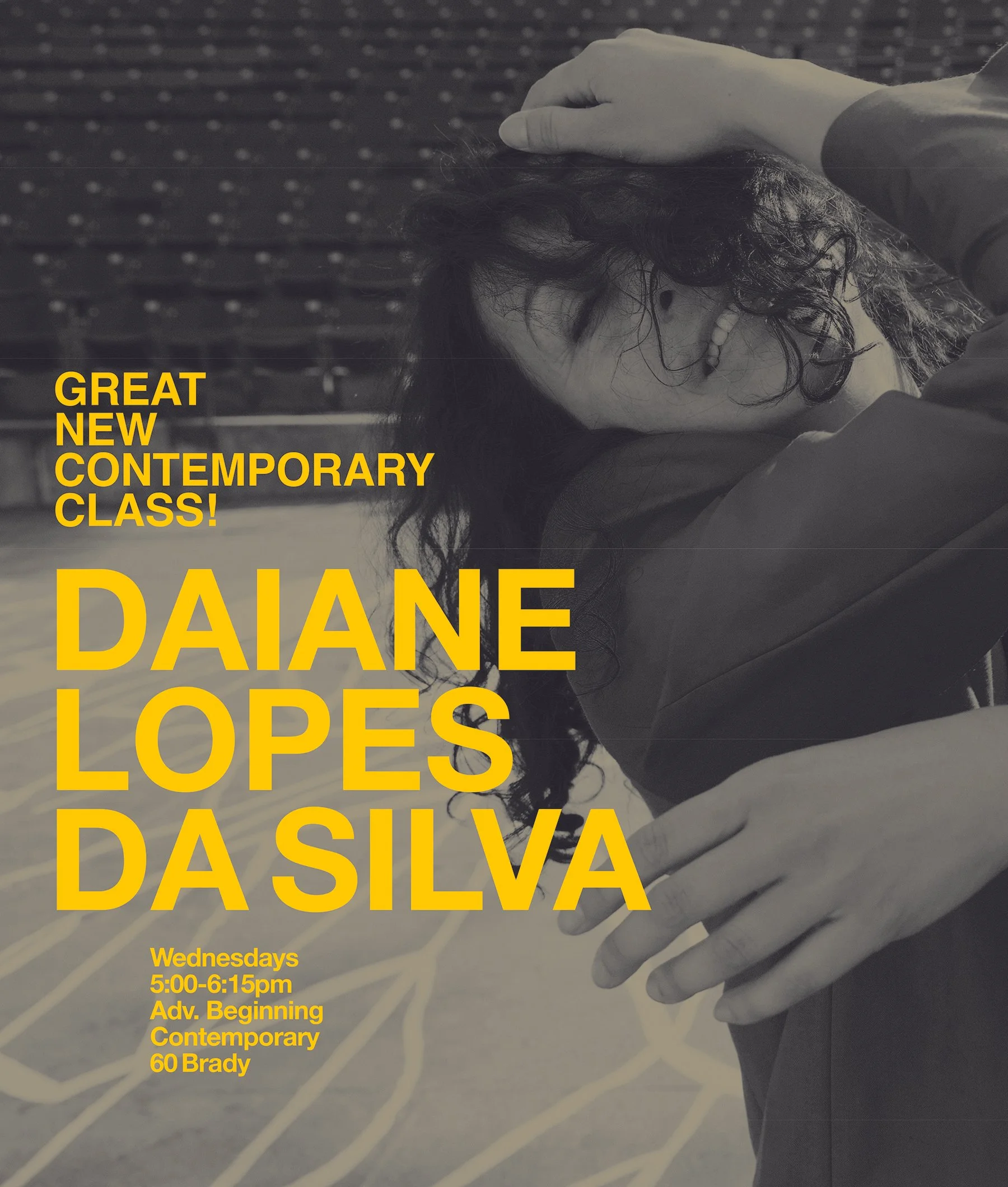 We are thrilled to have Daiane on our schedule! She teaches Advanced Beginning Contemporary at 5:00pm every Wednesday night! | 60 Brady