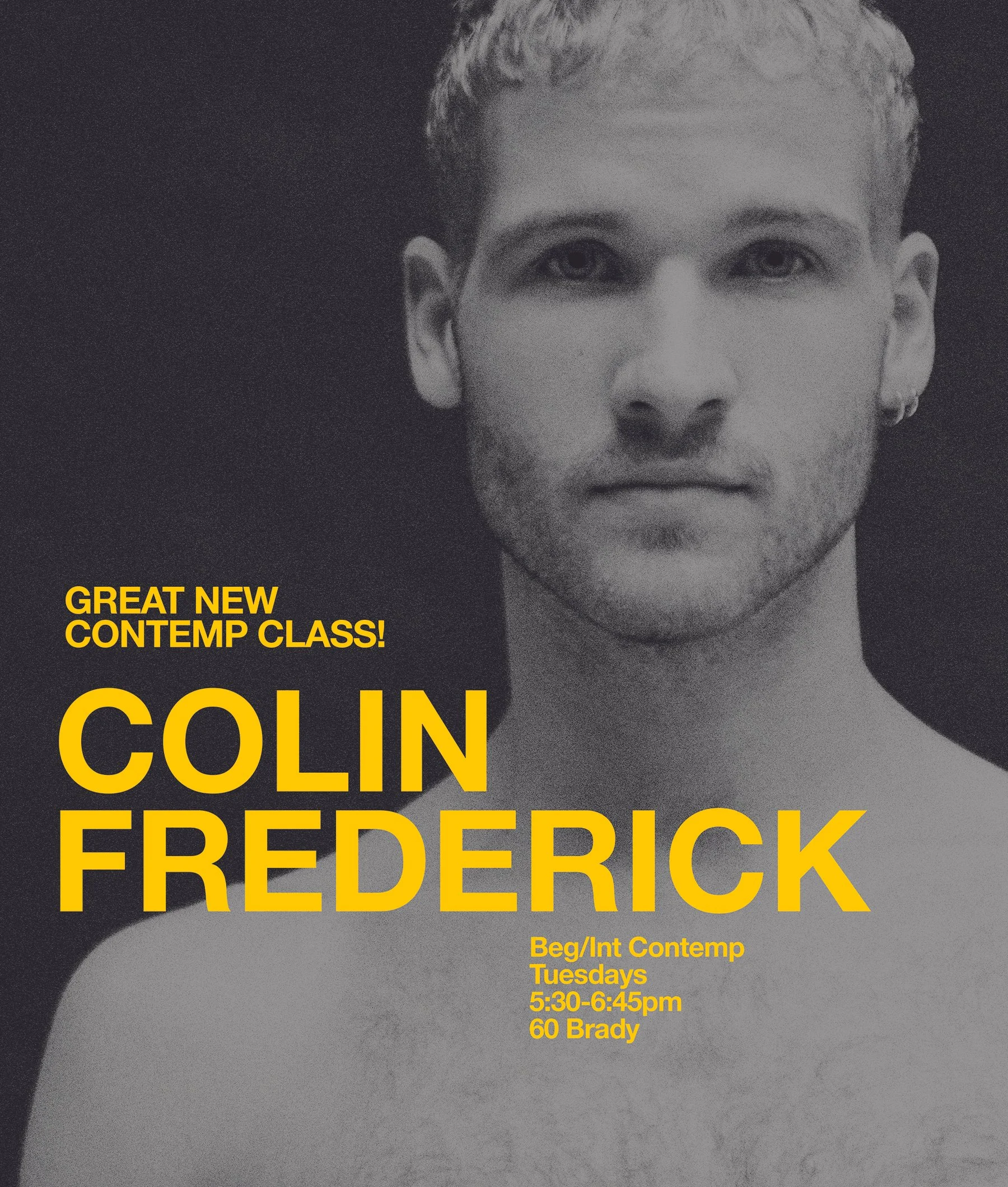 FANTASTIC NEW CONTEMPORARY TEACHER! Tuesdays at 5:30pm | 60 Brady