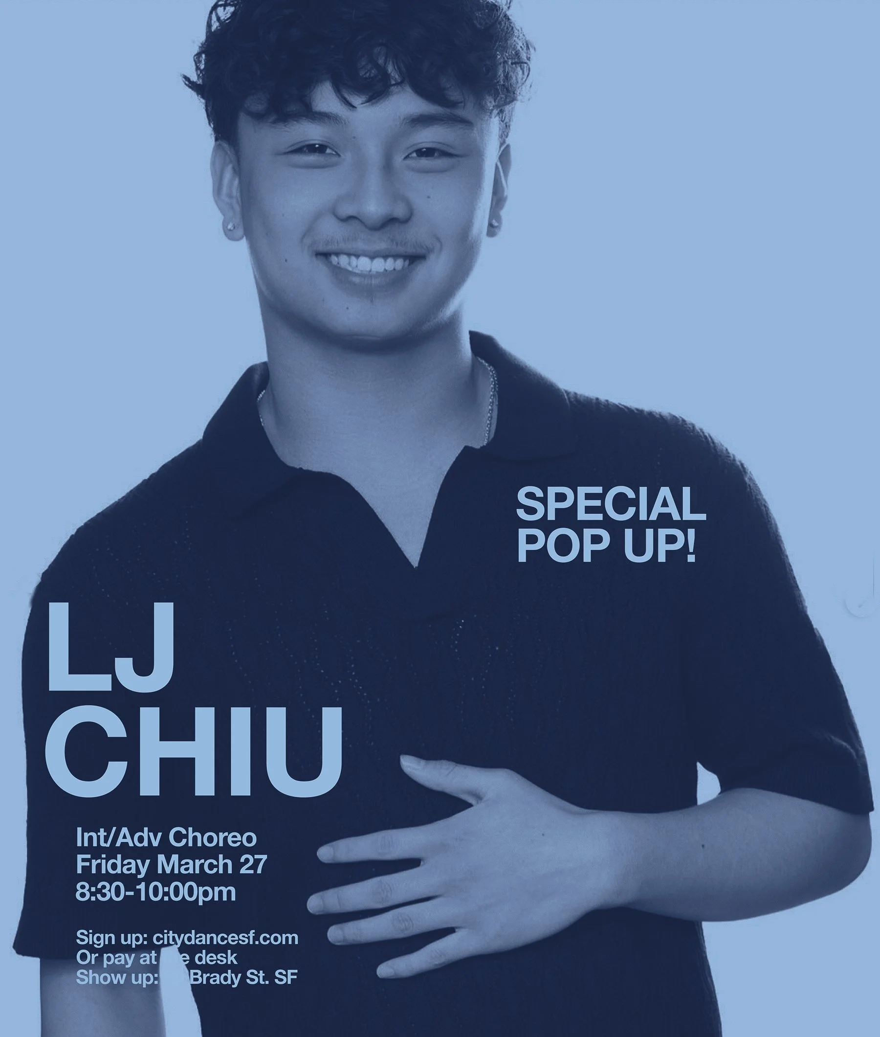 FRIDAY MARCH 27TH! LJ CHIU IS TEACHING! Join us at 8:30pm | 60 Brady