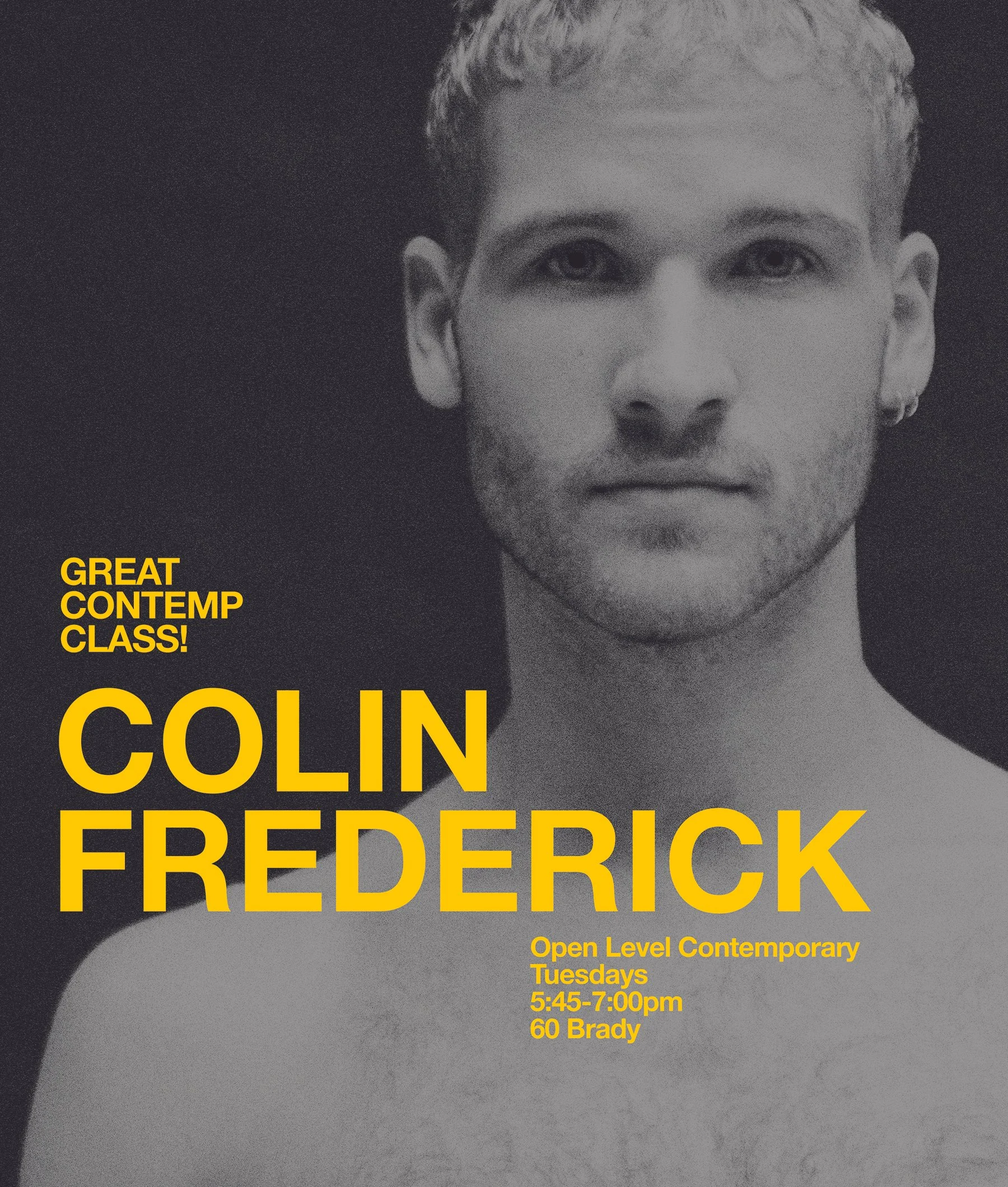 Colin is fantastic! His amazing class happens on Tuesdays at 5:45pm | 60 Brady | CLICK ON PIC TO SIGN UP ^ Or pay at the desk