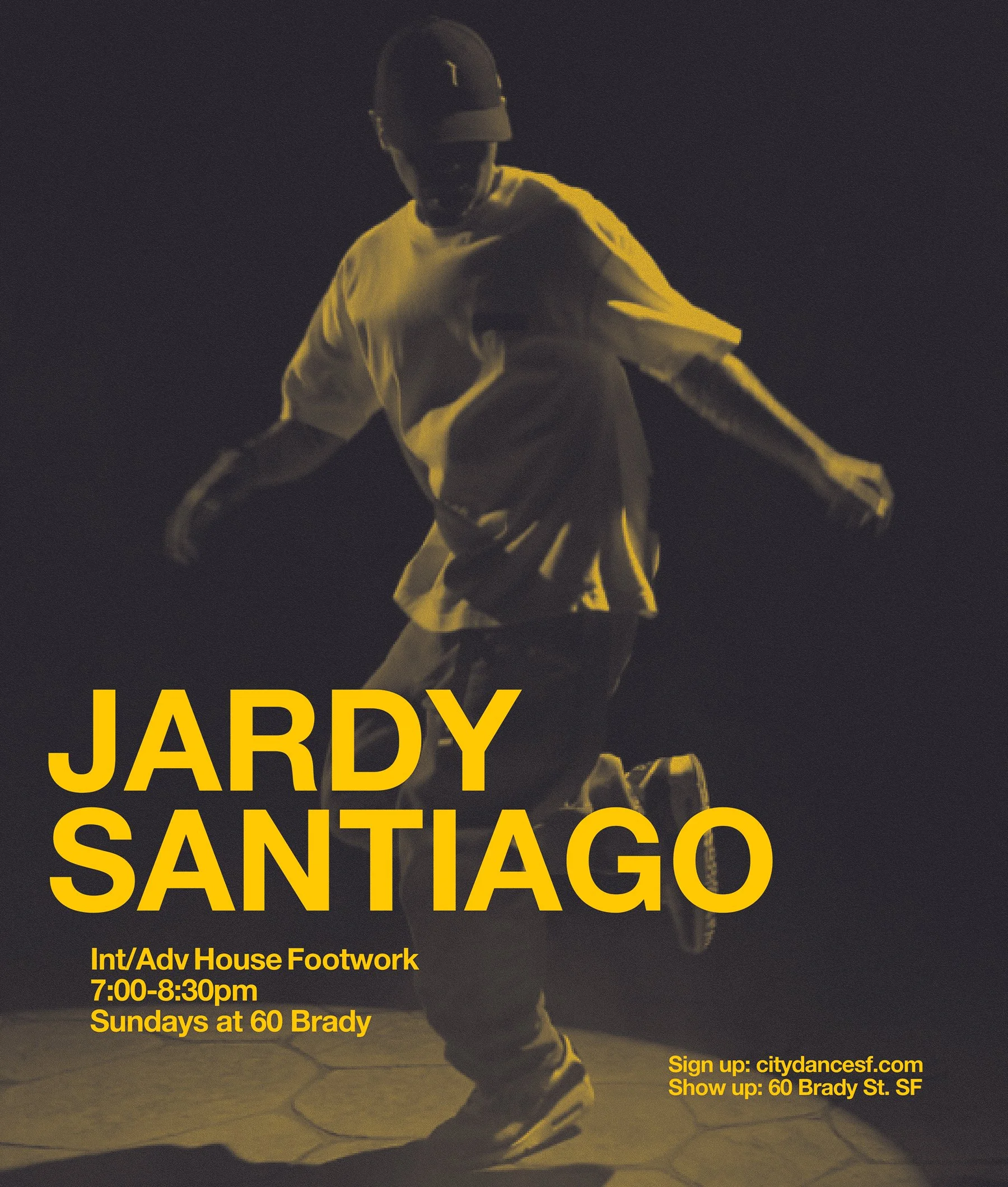 Jardy is fantastic! We recommend you take int/Adv House with him on Sundays at 7:00pm. | 60 Brady | Click on pic to sign up ^ or pay at the desk :)