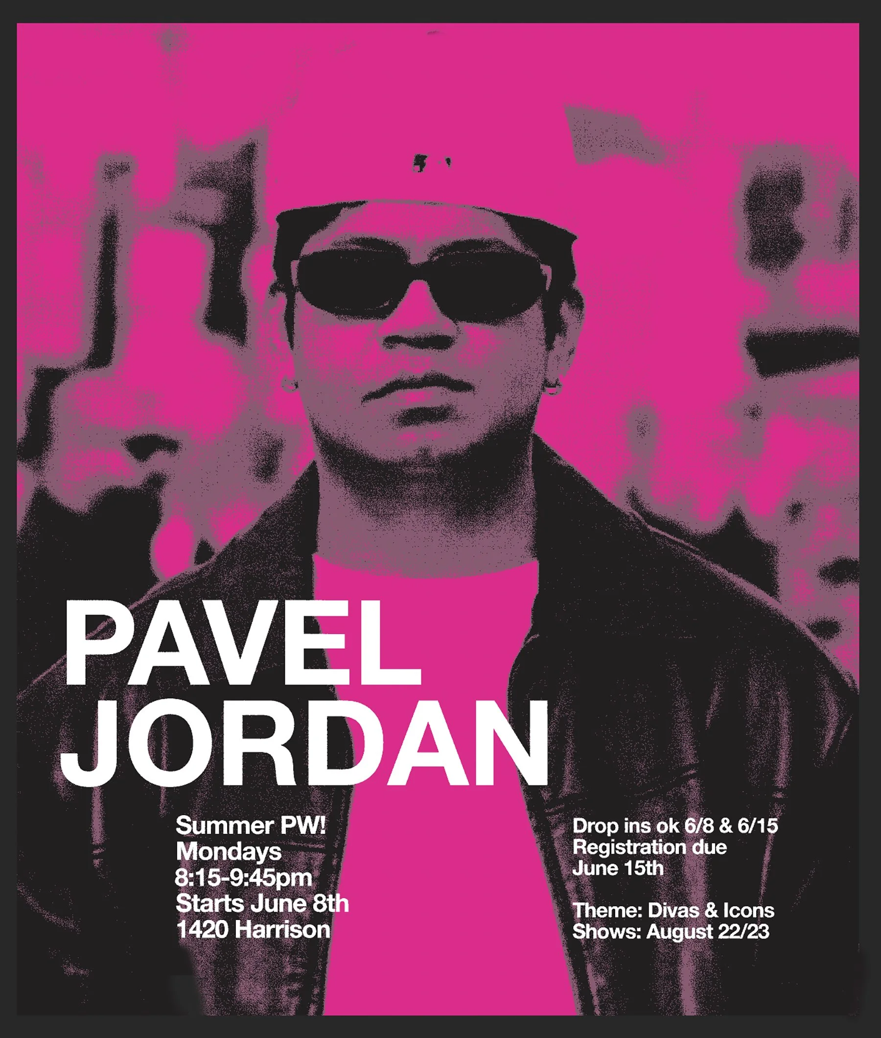 Pavel Jordan is teaching his first PW for us this Summer! Intermediate level Reggaeton is the focus and rehearsals started Monday June 8th. You can still drop in on the 15th at 8:15pm | 1420 Harrison | Drop in fees apply to the full registration pric