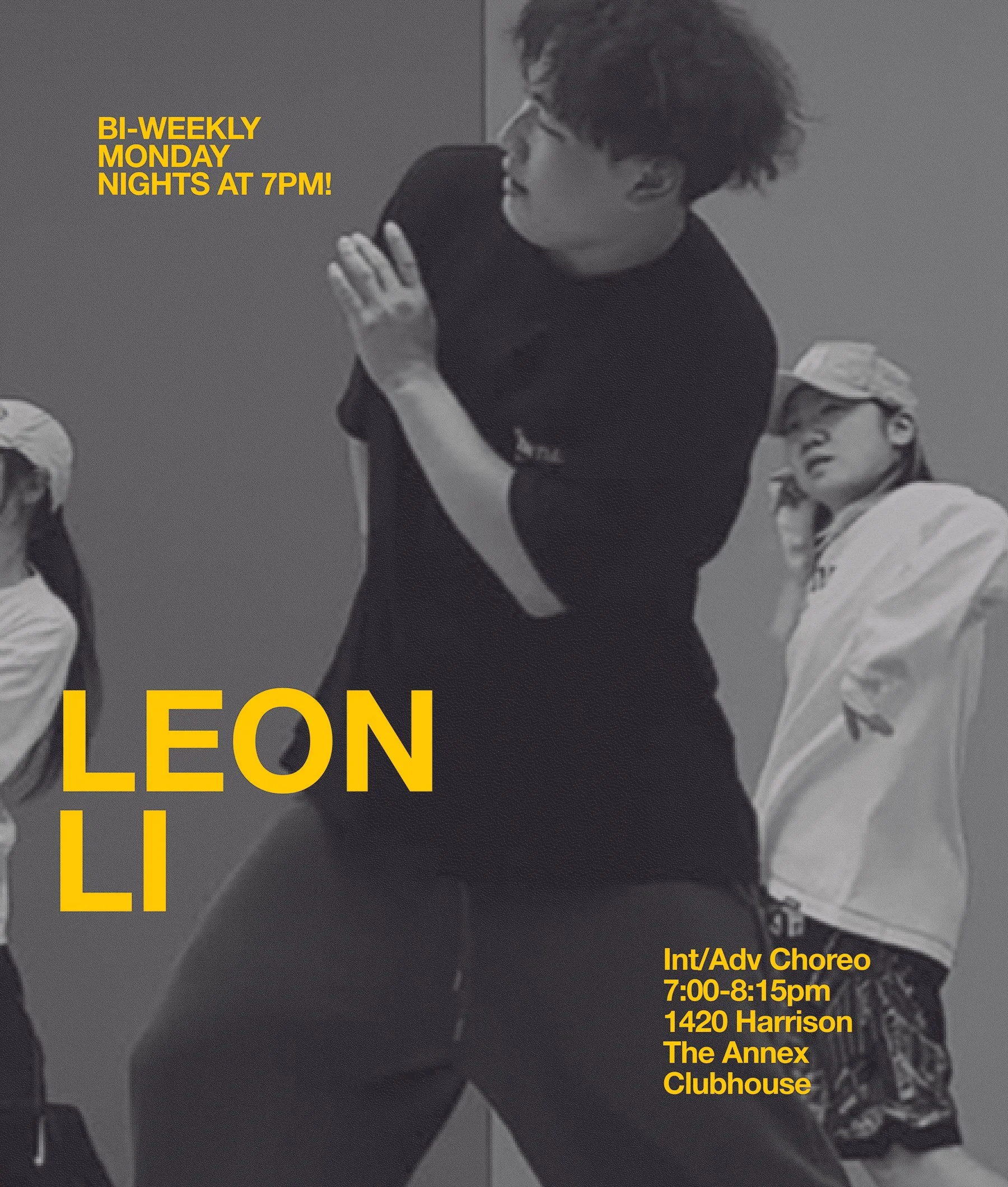 LEON's BI-WEEKLY CLASS IS OFF TONIGHT! He's back on Monday November 10th AT 7:00PM | 1420 HARRISON | The Annex Clubhouse