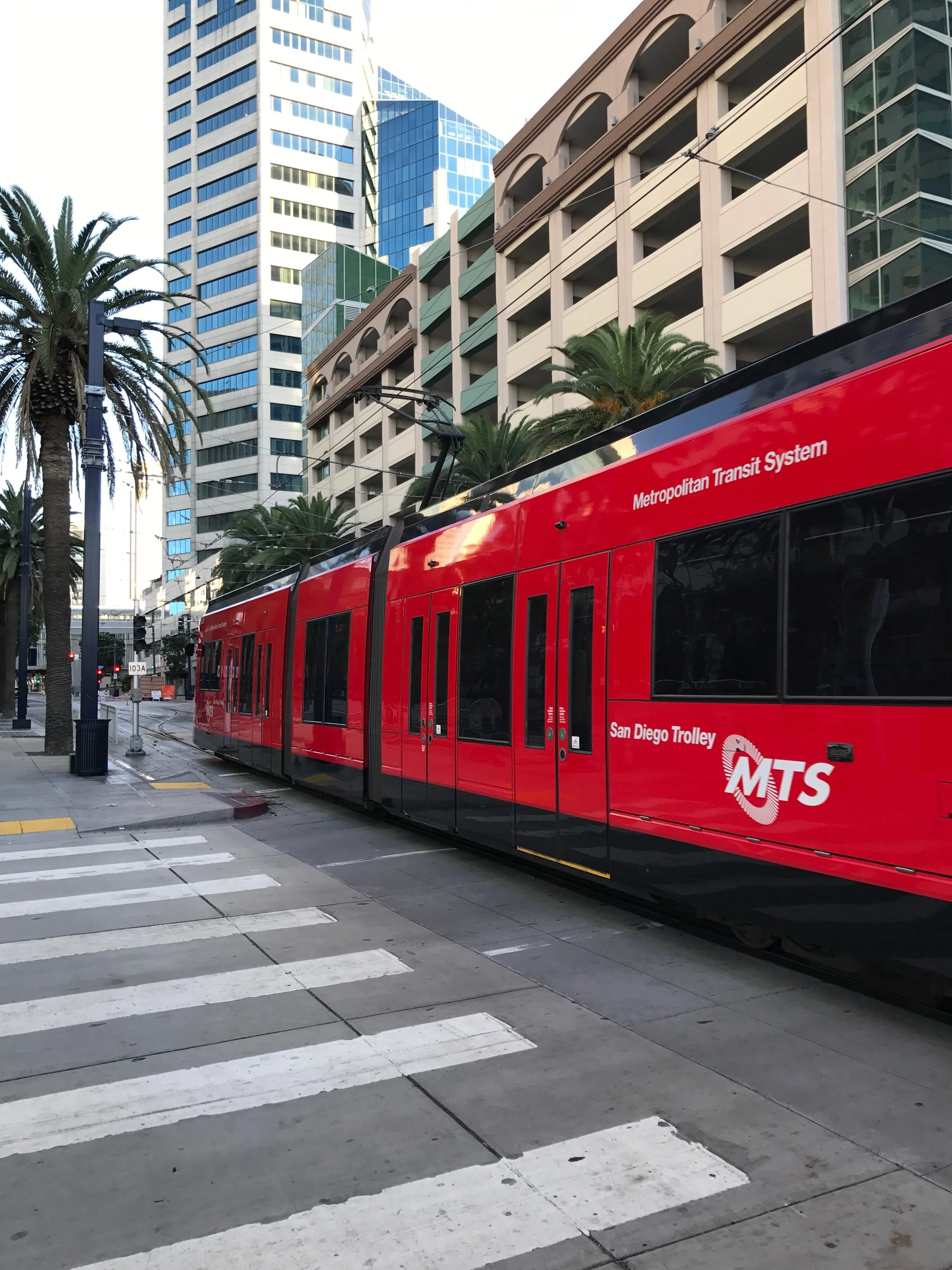 San Diego trolley in December. Photo: Don Day/BoiseDev.com