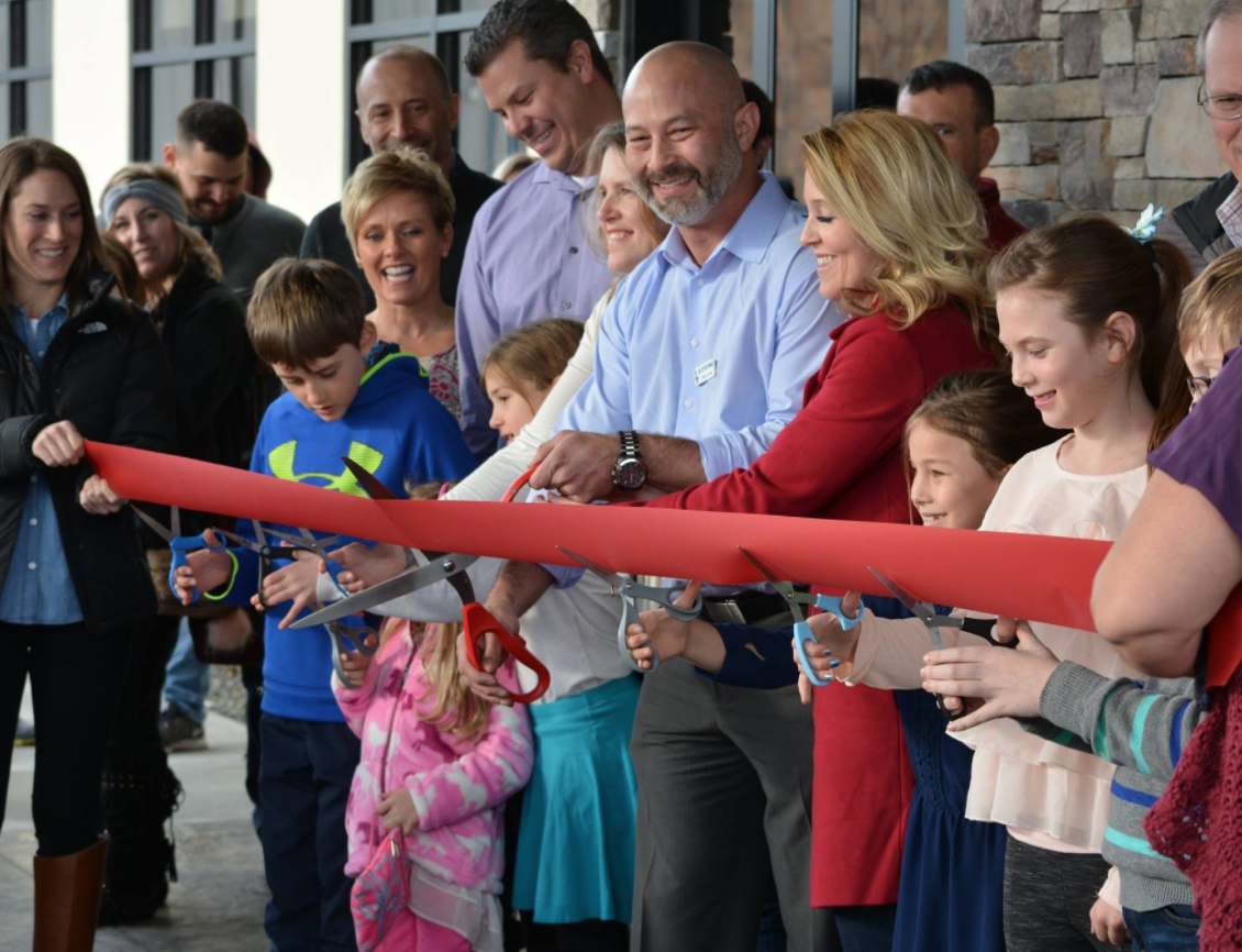 WestVet chief of staff Dr. Jeff Brourman and friends cut the ribbon on the new WestVet. Photo: WestVet Facebook.
