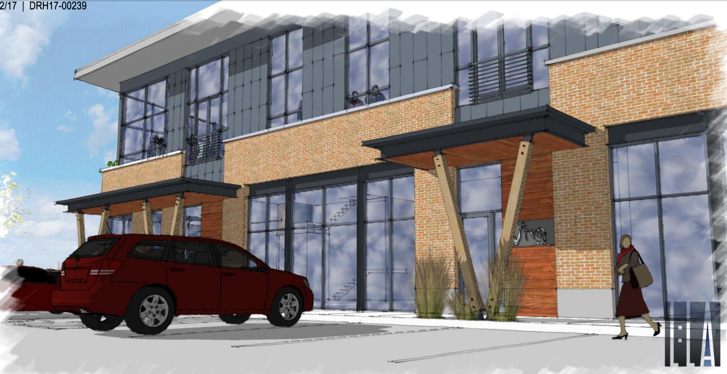 Rendering from 5th St.