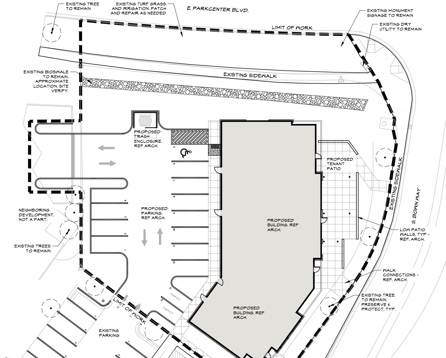 Updated site plan