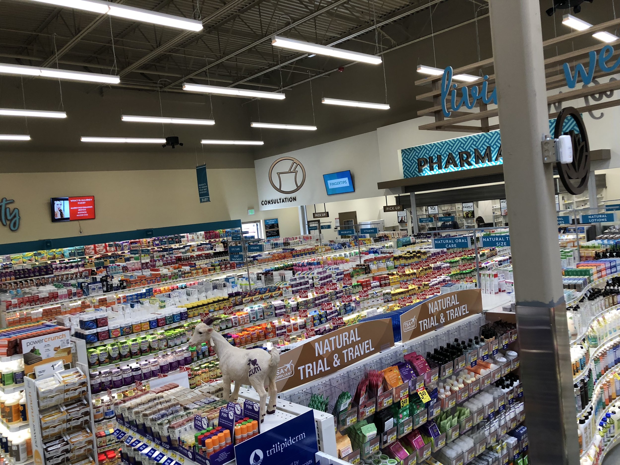 Living Well section and pharmacy. Photo: Don Day/BoiseDev