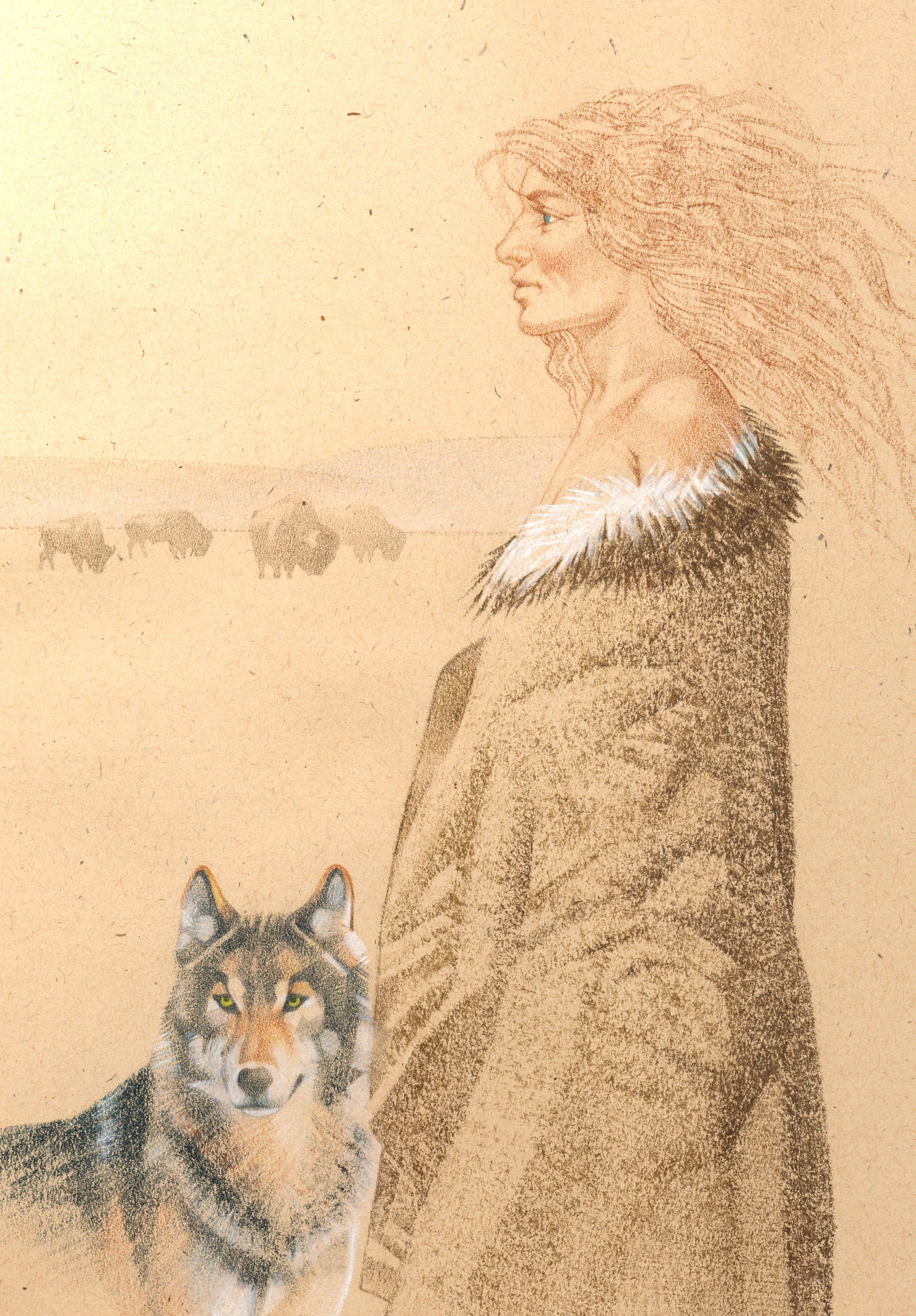 Study for Ayla & Wolf