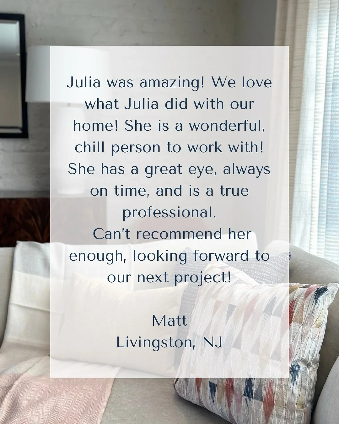 When clients love the results and are already planning the next one. ❤️ Thank you for the glowing words! It was a pleasure transforming your space.