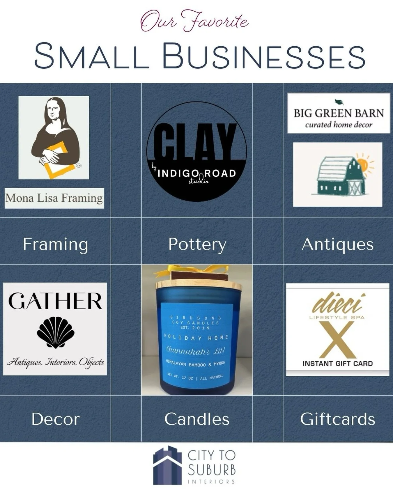 We believe the best 🎁 are unique, thoughtfully sourced, and support a local dream! This Small Business Saturday, shop our favorite Essex County shops! 

1. For the Walls: @monalisaframing &ndash; Where we send all our client art 🖼️ for expert frami