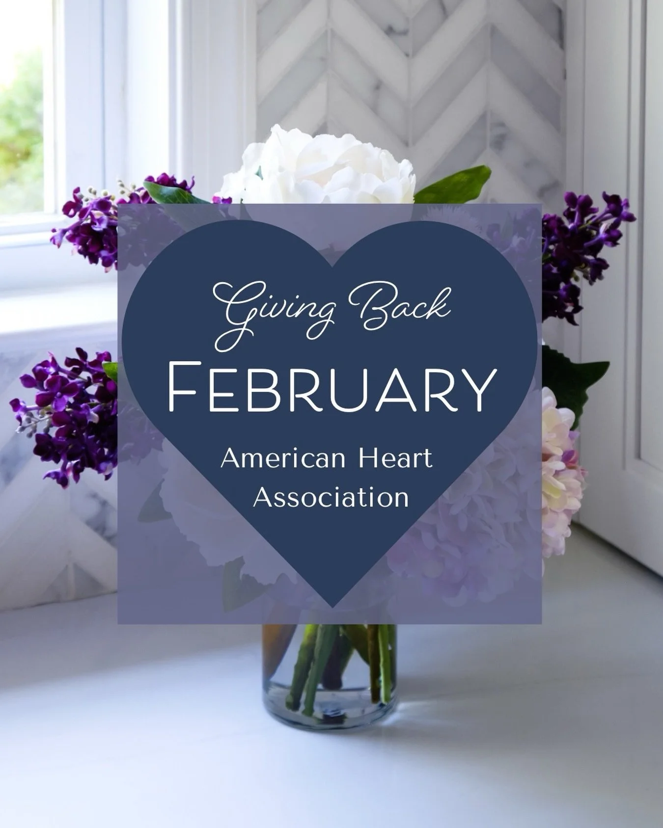 This February, we&rsquo;re putting our heart into more than just design. ❤️

In honor of American Heart Month and Valentine&rsquo;s Day, our February Give Back is dedicated to the American Heart Association @american_heart .  By supporting the AHA, w