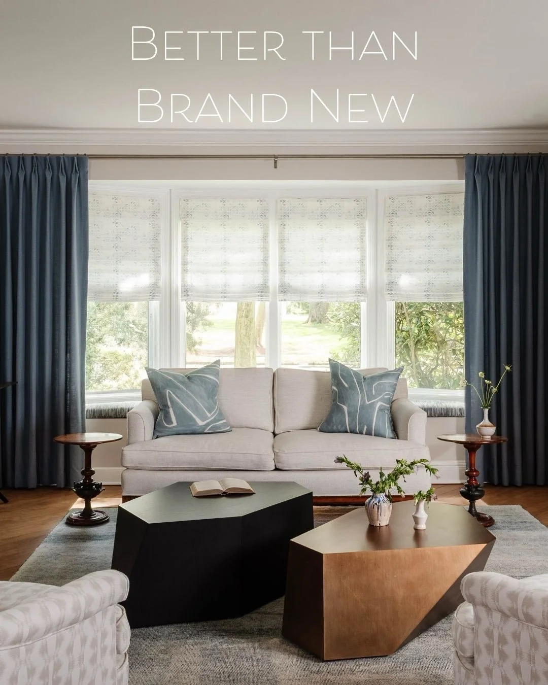 Great design doesn&rsquo;t always start from scratch. ♻️ We layer in pieces with a past, bringing new life to clients&rsquo; heirloom furniture. The result is a home that feels layered, ethical, and unique. Because the best stories are the ones we co