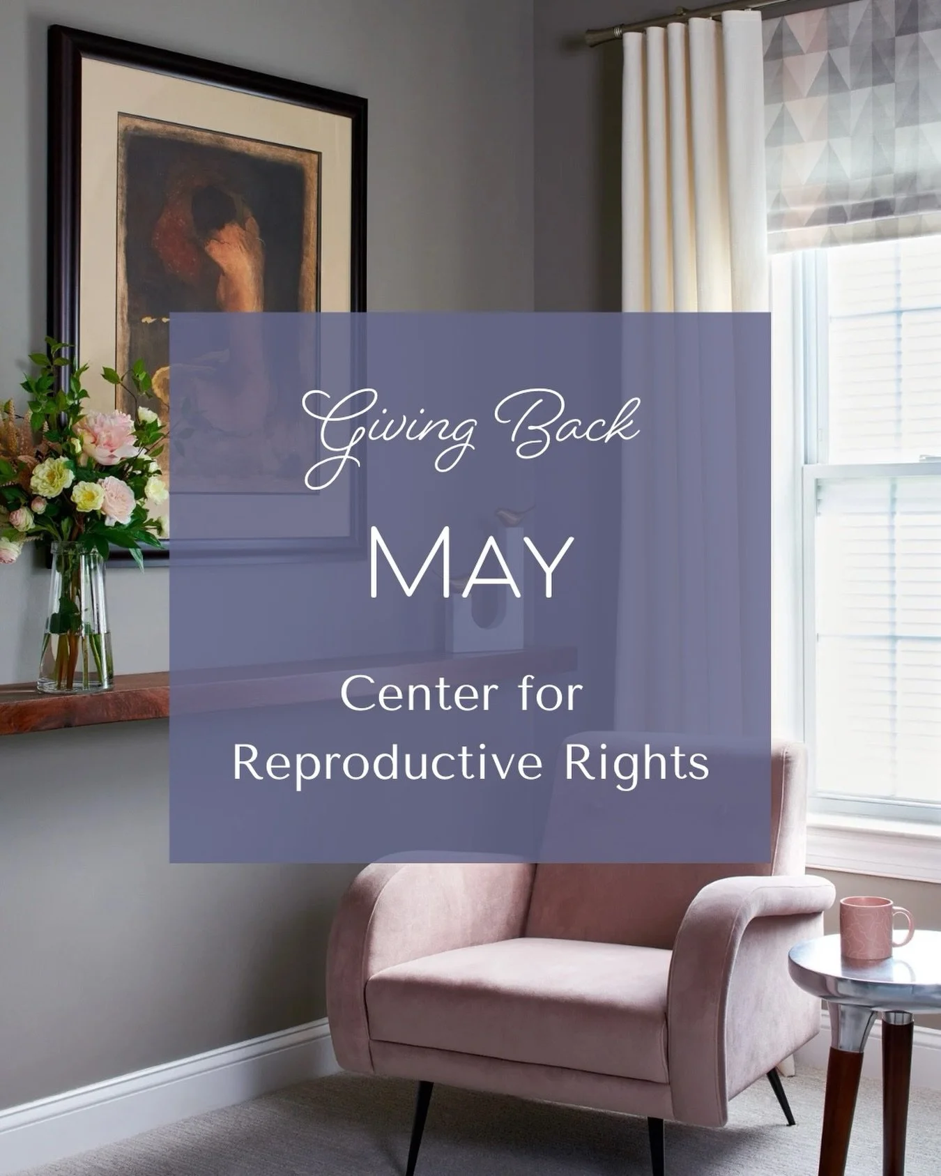 This month, City to Suburb Interiors is proud to support @reprorights Center for Reproductive Rights. As we work to create homes that feel safe, supportive, and deeply personal, we also believe in supporting organizations that advocate for dignity, a