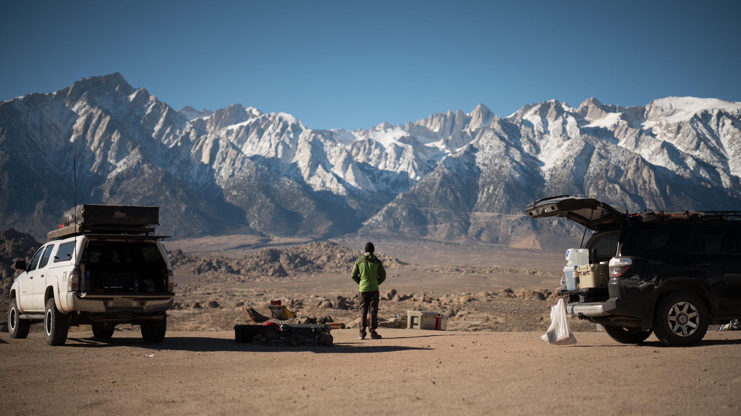 Campsite in Alabama Hills
