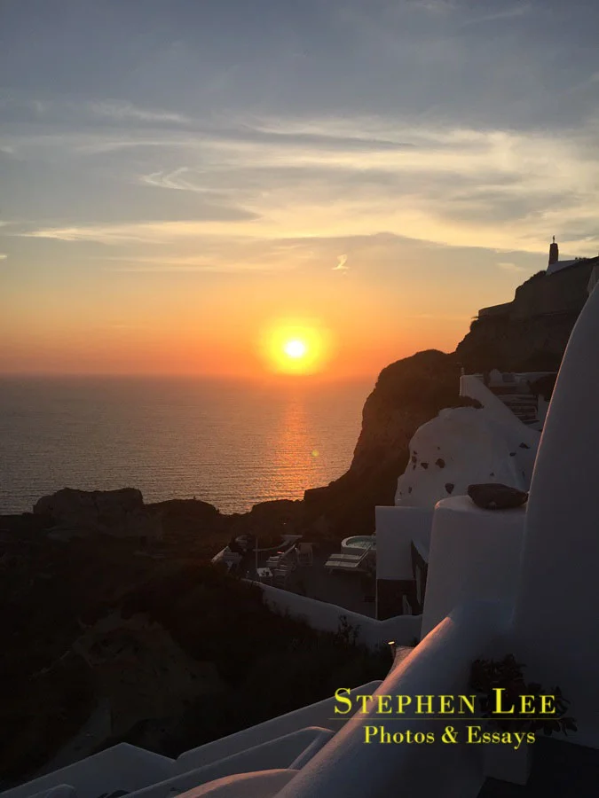 (1편) 금빛 황혼.., 산토리니