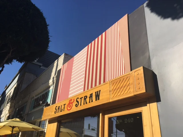 Outside Salt & Straw in Larchmont