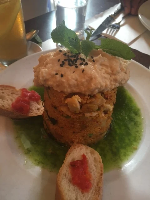 Chicken Cous Cous and Hummus