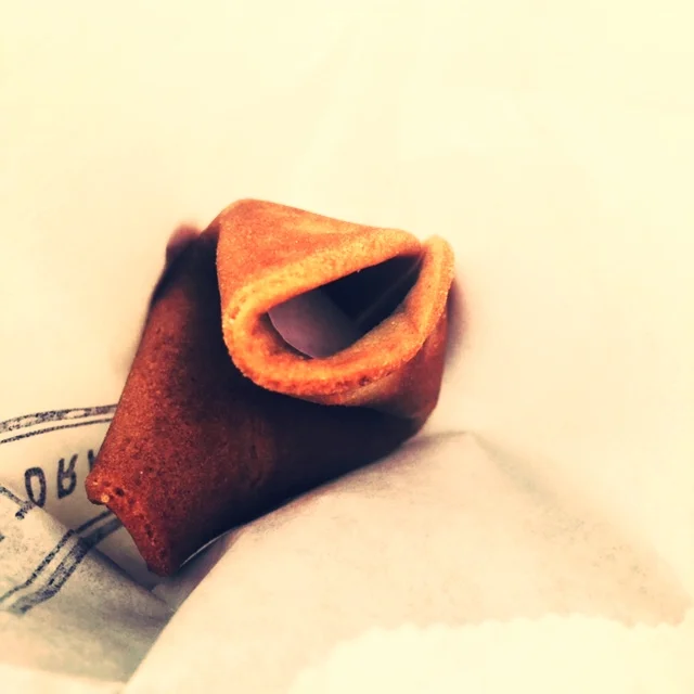 Homemade Fortune Cookie