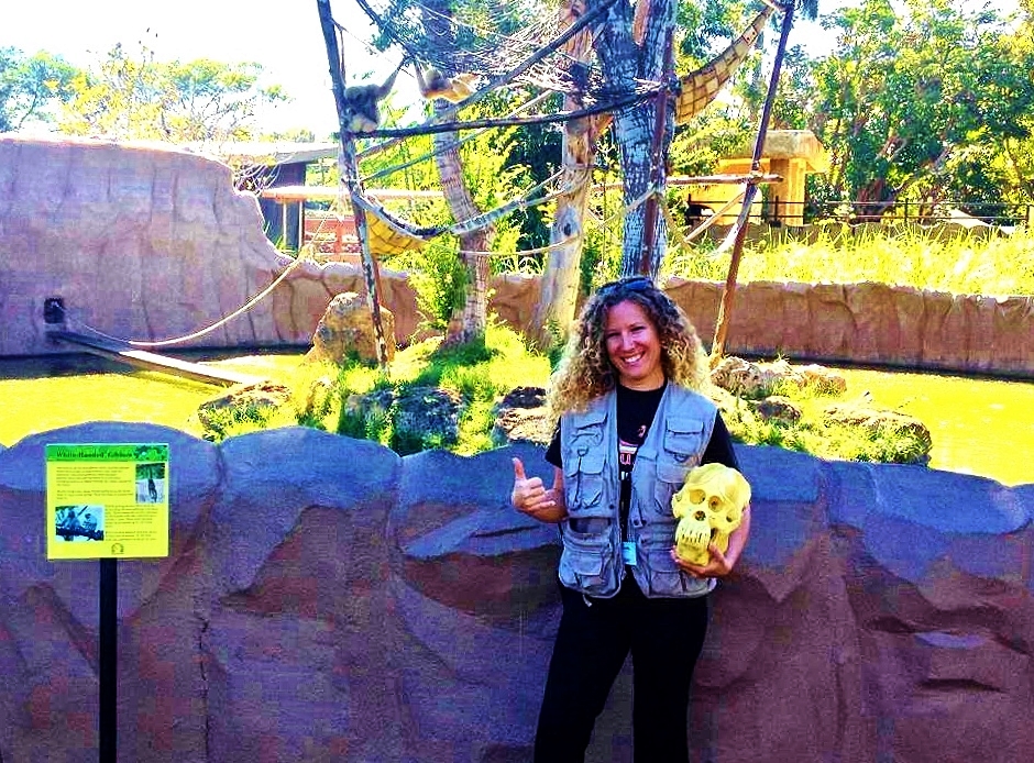 Volunteering with primates at the Honolulu Zoo, Hawaii
