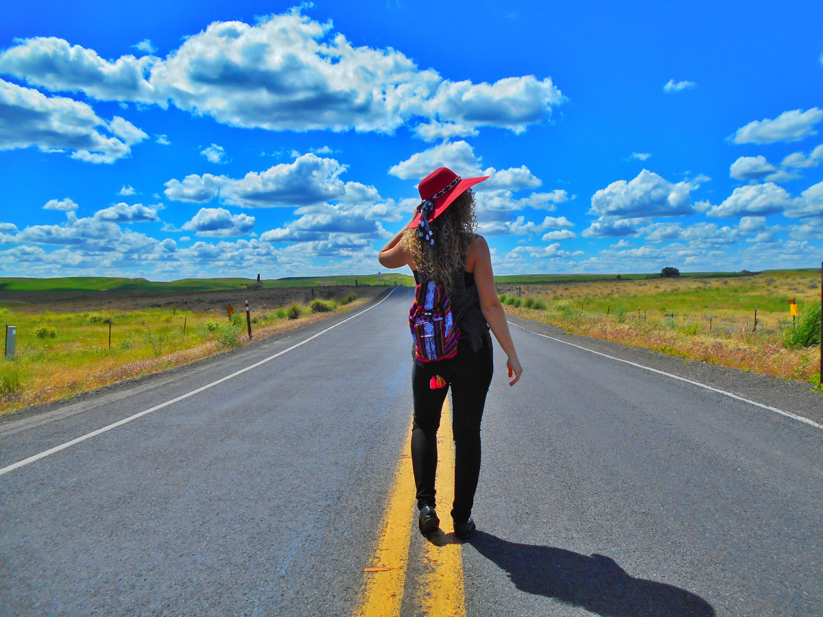 Location: Road to Palouse Falls, Washington State , USA
