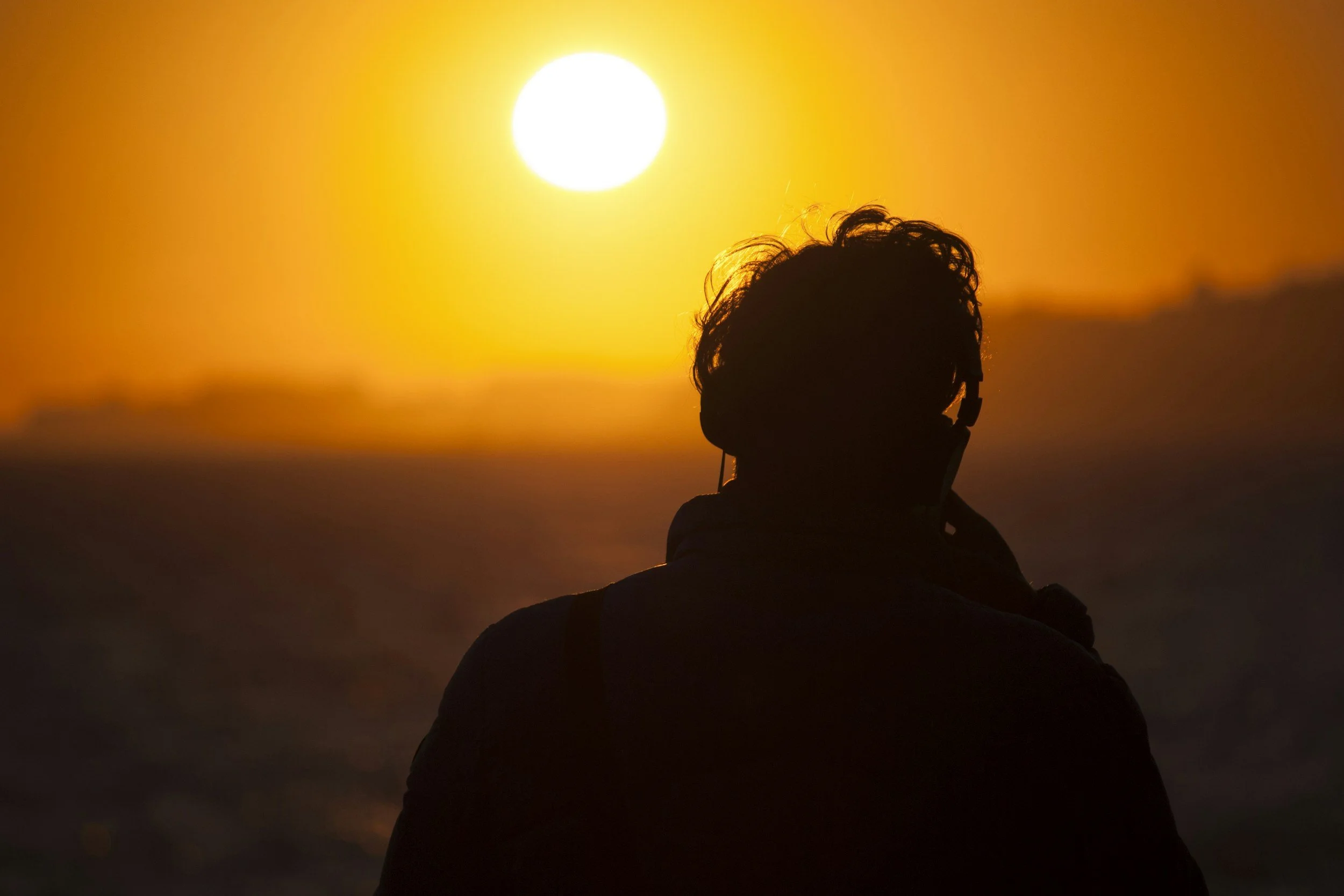 My Deztination client watches the sunset from the Mexican coast while listening to Dez live on Asphalt Radio Show