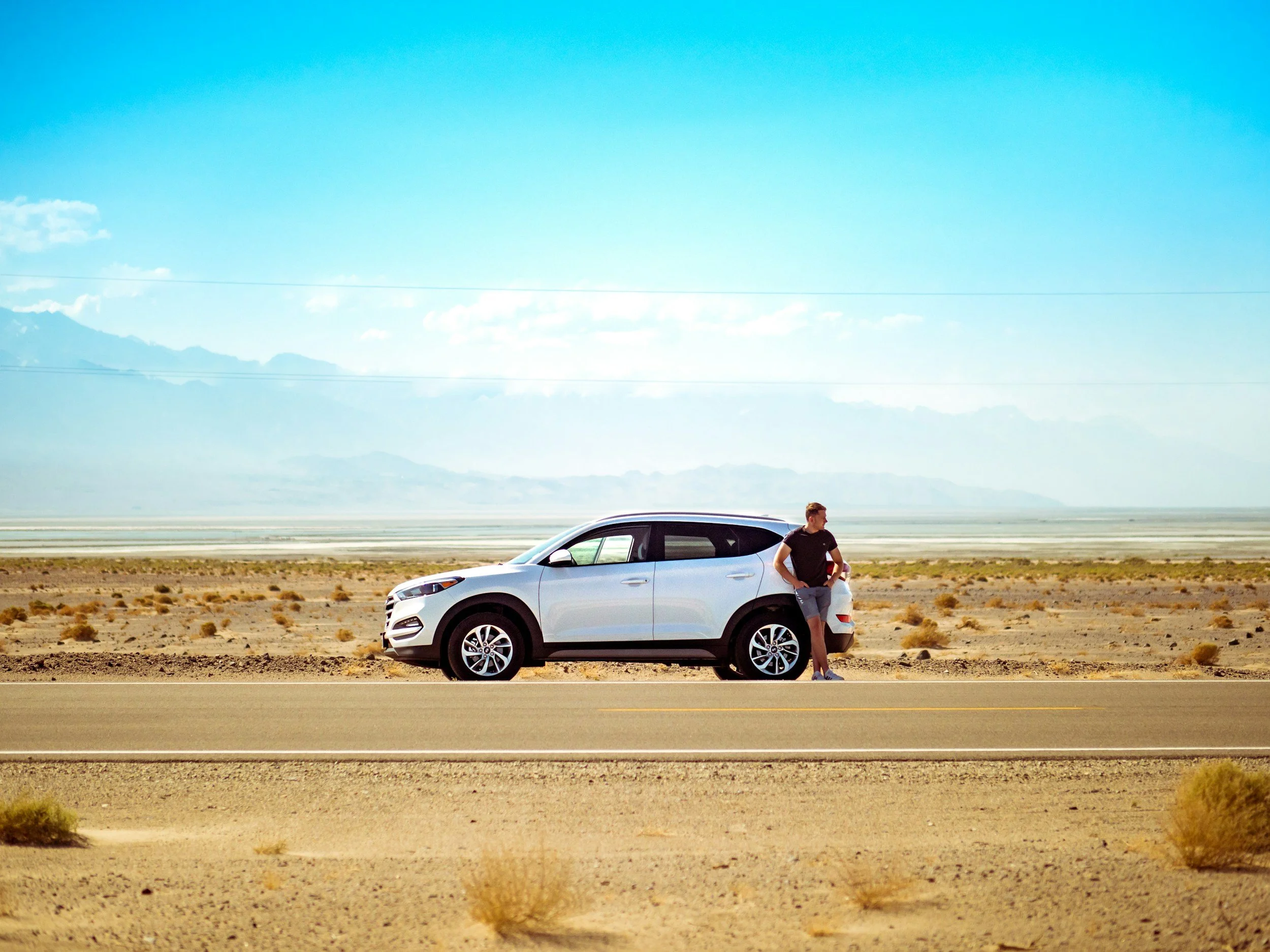 My Deztination client taking a break from driving to Mexico after a relocation consultation