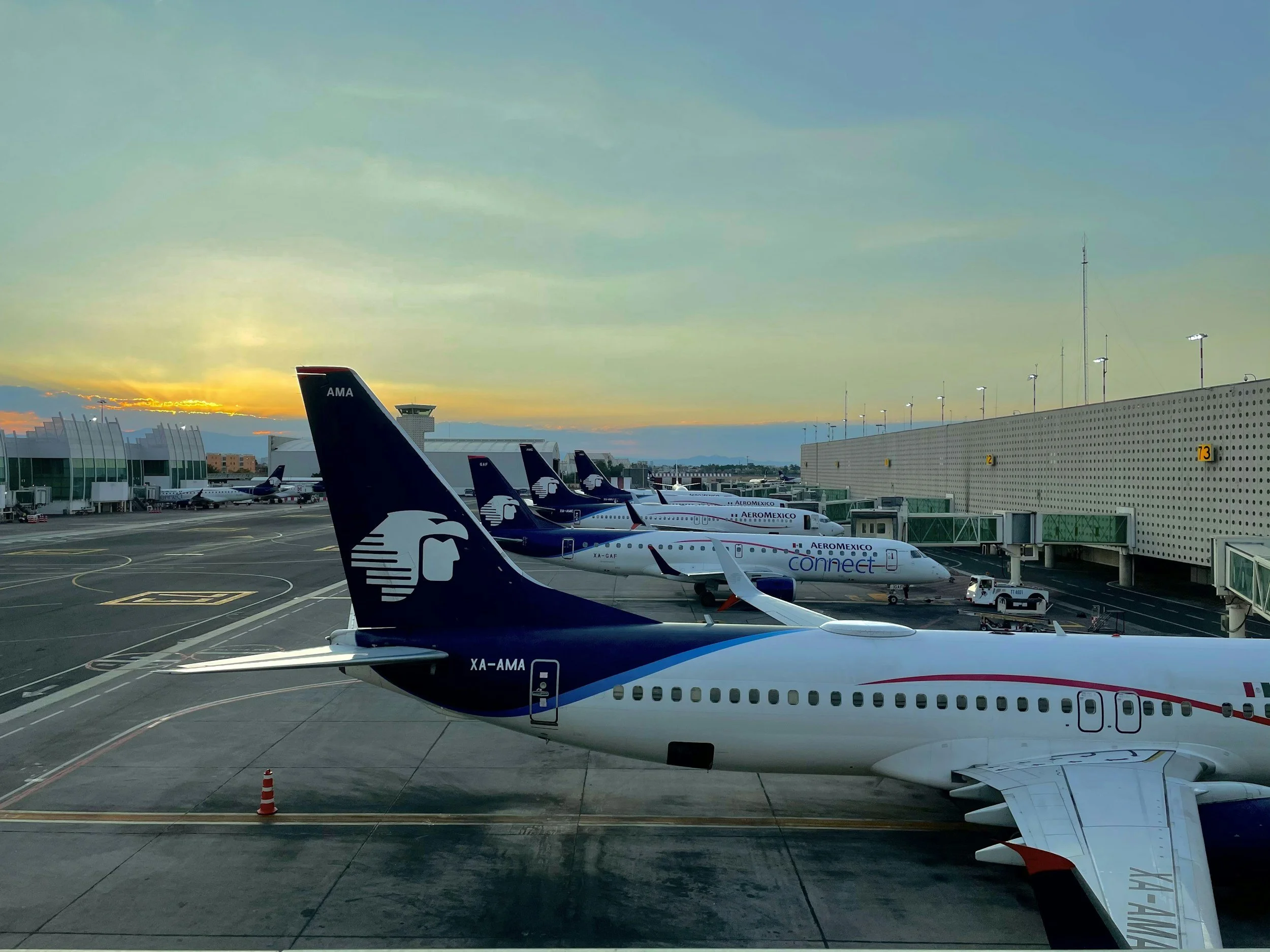 International departures terminal at Benito Juárez Airport, Mexico City