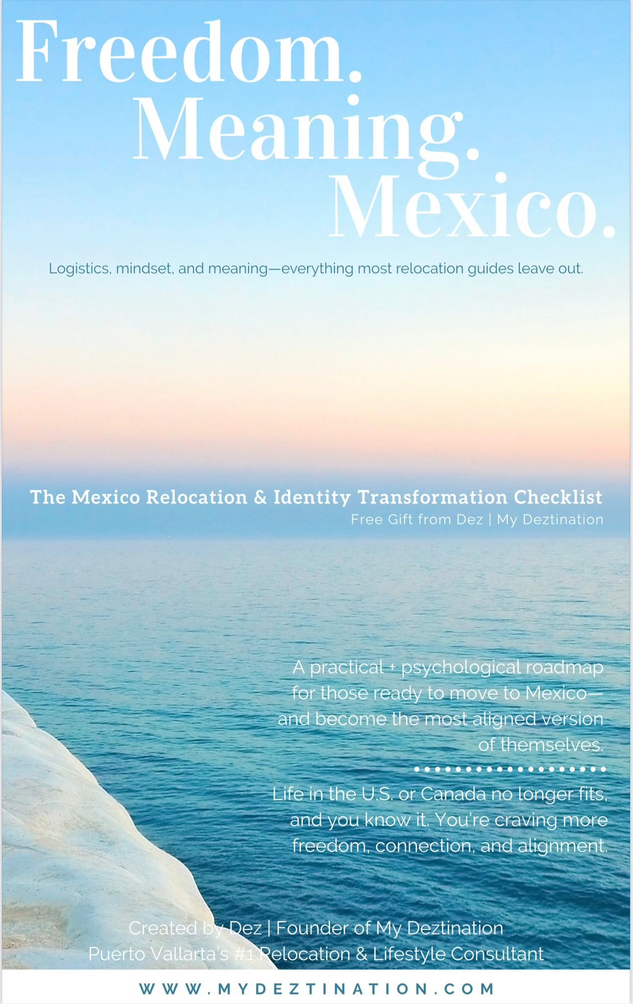 Cover of Mexico relocation and identity transformation checklist by Dez of My Deztination