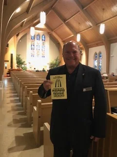  Mac McFarland, Area Council President, getting ready to open the 2018 Harmony Festival.   