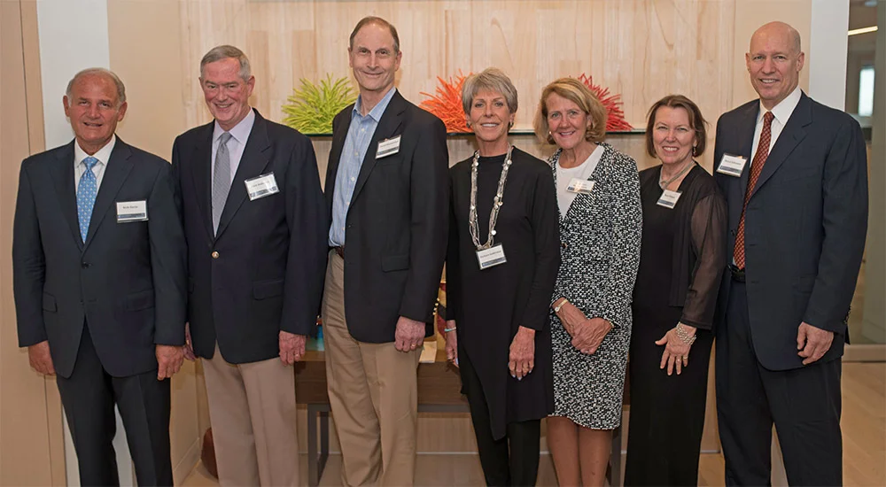 At the 2017 San Francisco convergence conference: Richard Slavin, MD, former CEO, Palo Alto Medical Foundation David Anderson, Senior Advisor, BDC Advisors David Blumenthal, President, The Commonwealth Fund Barbara Anderman, Governing Board member, Leadership Council Chair, Carol Emmott Fellowship Stephanie McCutcheon, CEO, Health Employers Exchange; Principal, McCutcheon and Co. Mary Pittman, President & CEO, Public Health Institute Bruce Solomon, former EVP & COO Wellspan, Healthcare Consultant