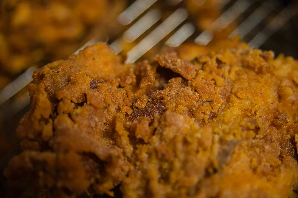 Southern Fried Chicken, gluten free with a dairy free option as well.