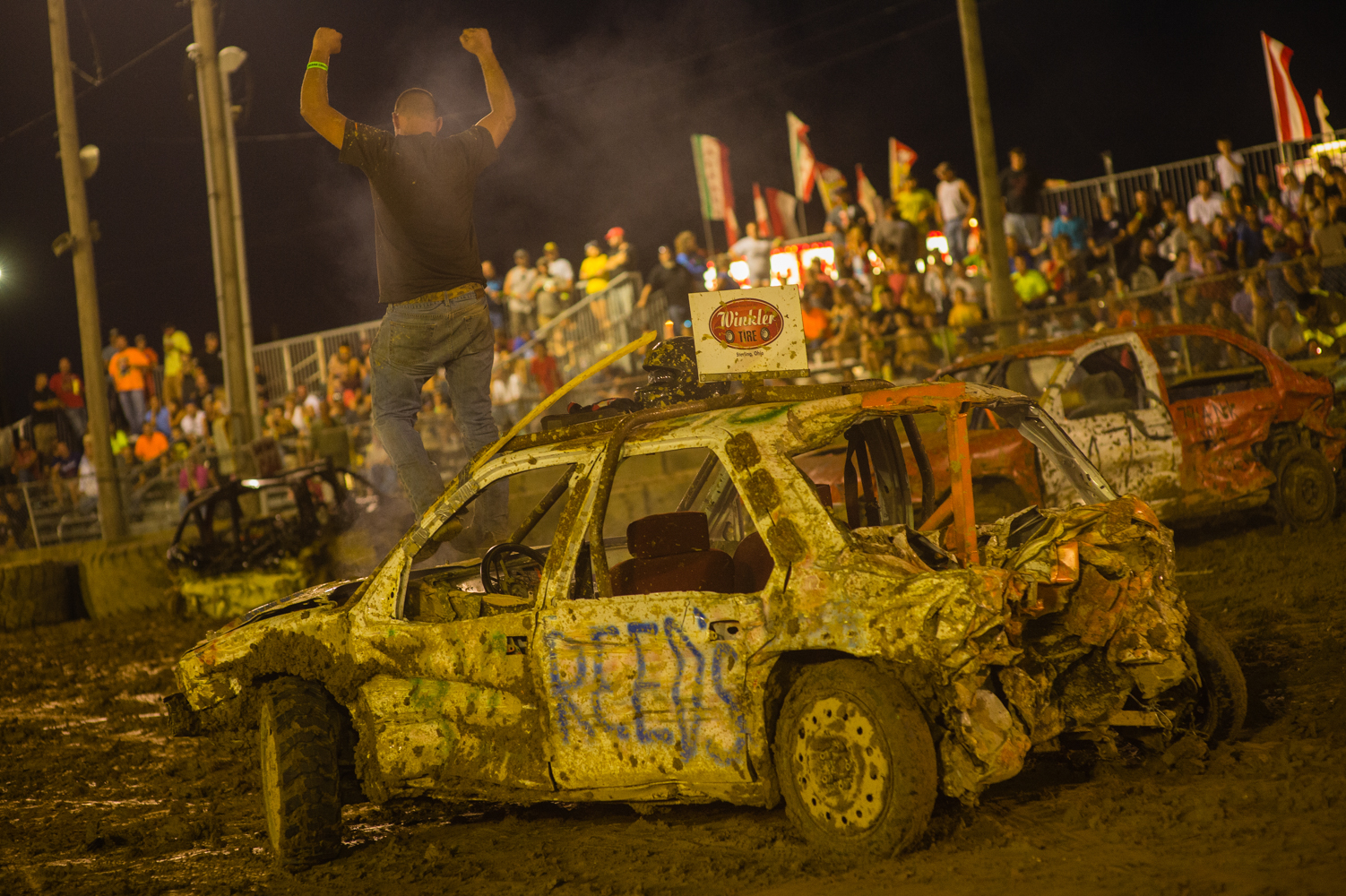 Medina County Fair Demo Derby