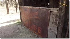 Miller High Life sign on building in Fairbank Ghost Town, Arizona