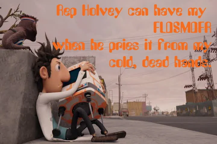 Still from Cloudy With A Chance Of Meatballs 2,&nbsp;Sony Pictures. No endorsement of our message or GMOs was stated or intended. This is a joke. It is only a joke. If it had been serious, foodimals would result.