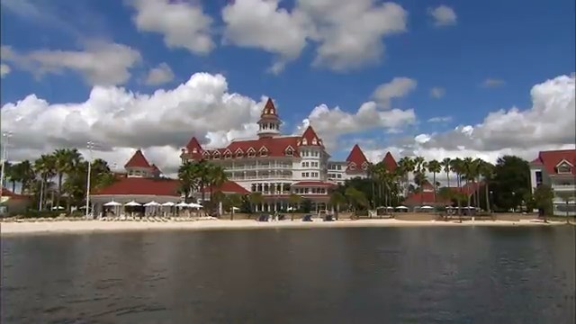 Still of Grand Floridian in more peaceful times, from B-Roll of Resorts at Walt Disney World in Florida&nbsp;