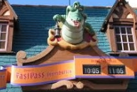 Fastpass entrance at Peter Pan's Flight in Walt Disney World, Florida