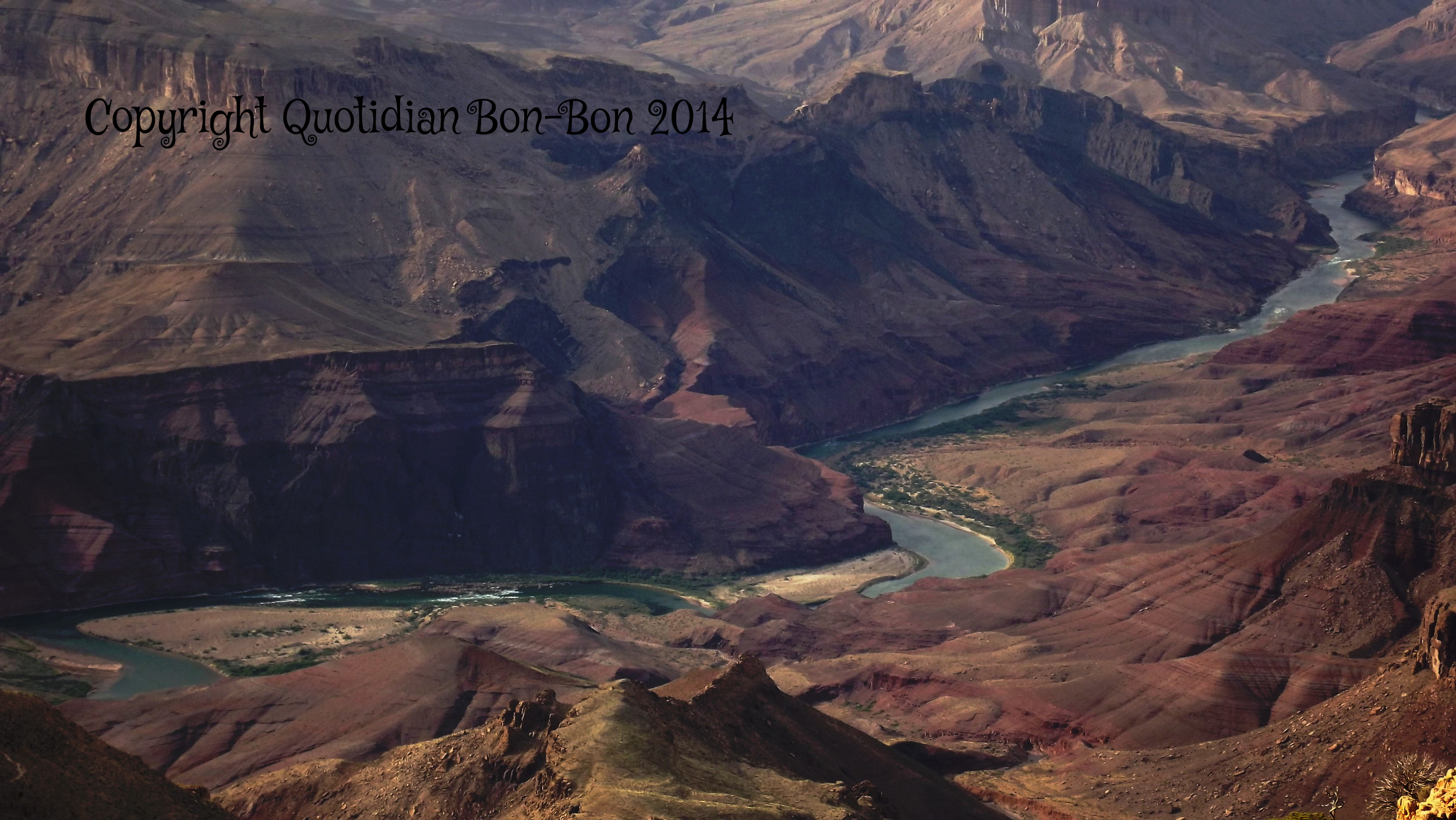 The Colorado River within the Grand Canyon, Arizona