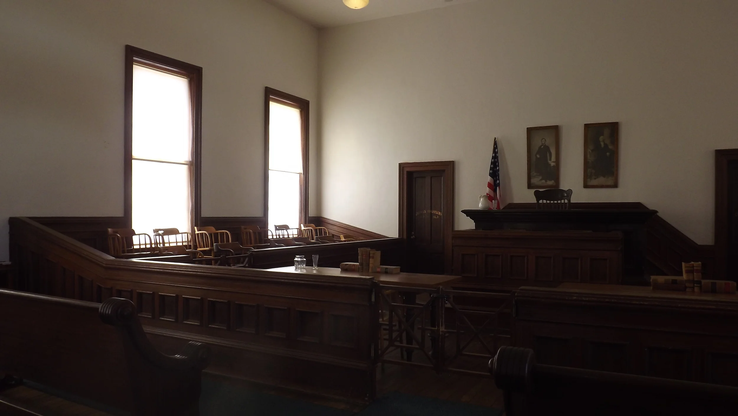 Courtroom on 2nd Floor of Tombstone Court House National Park - author's collection