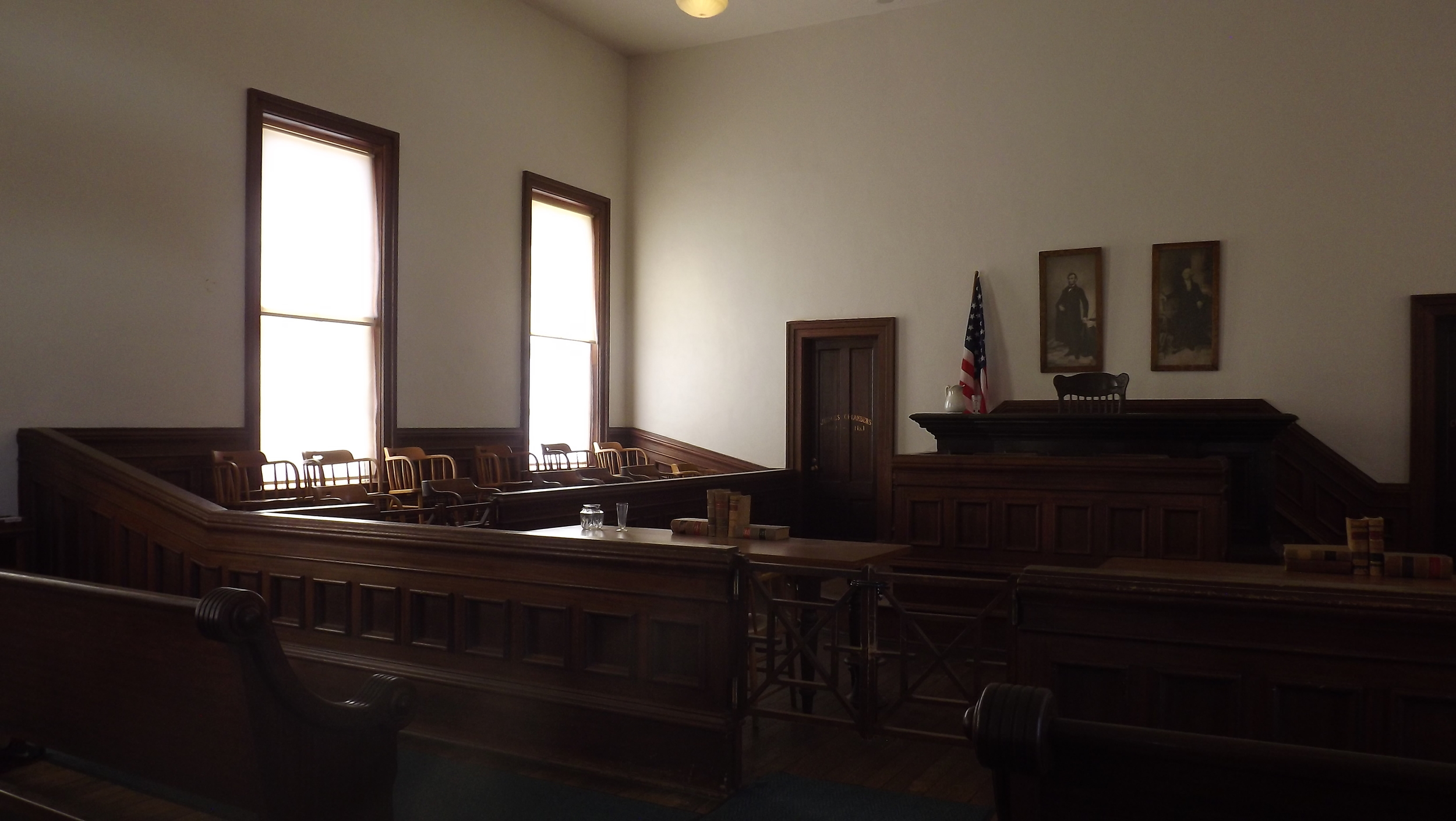 Courtroom on 2nd Floor of Tombstone Court House National Park - author's collection