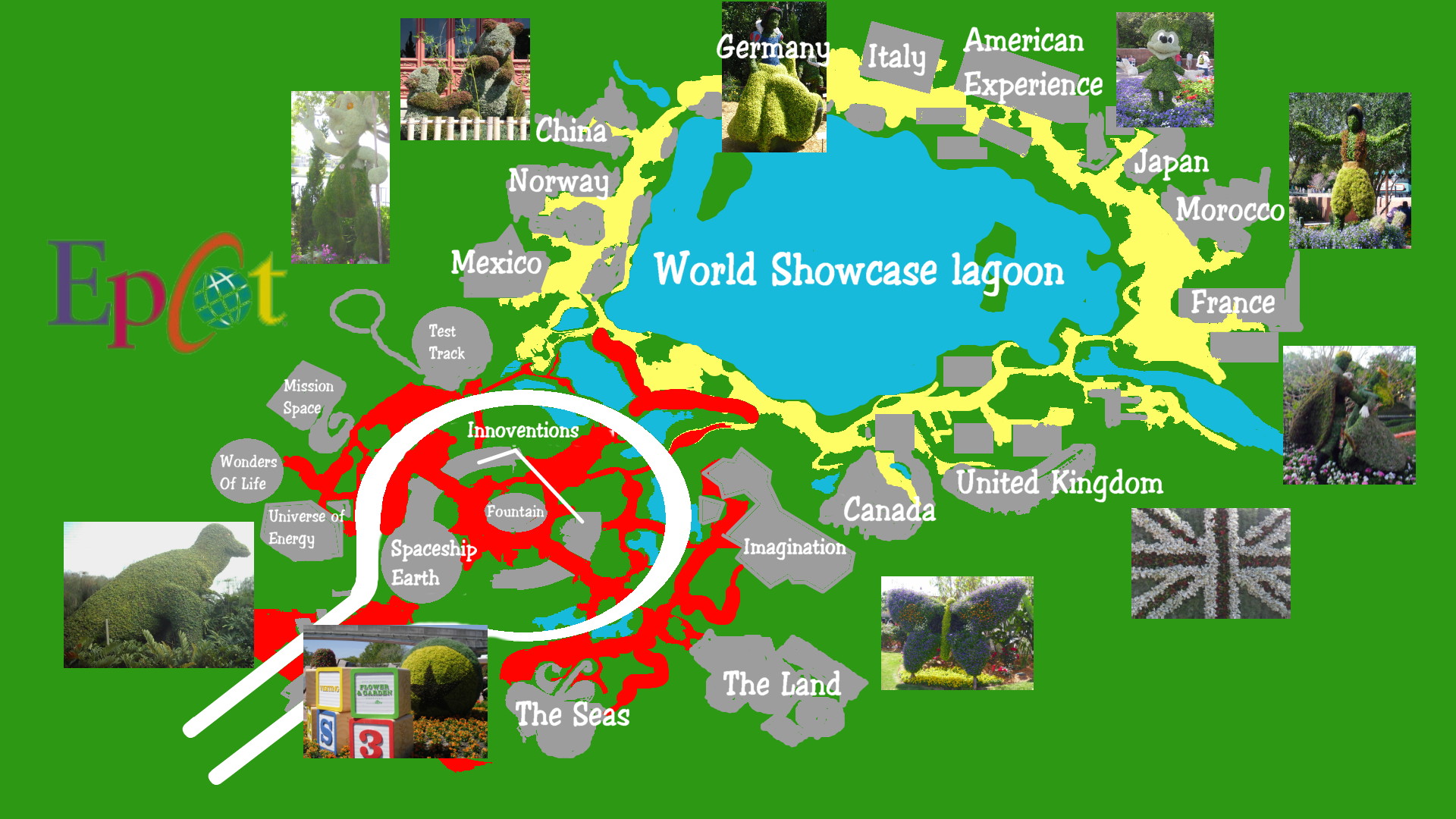My topiary map is years out of date. I don't think they do trolls in Norway anymore.