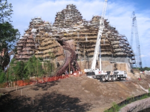 Expedition Everest under construction - author's collection