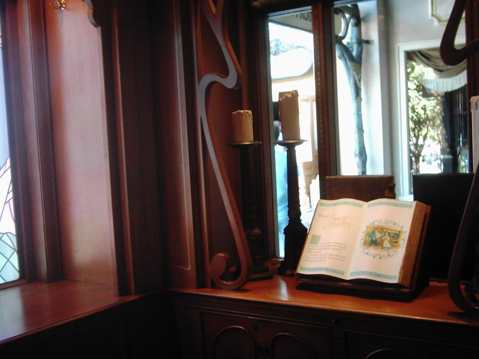 Beauty and the Beast Storybook in France Pavilion, Epcot - author's collection