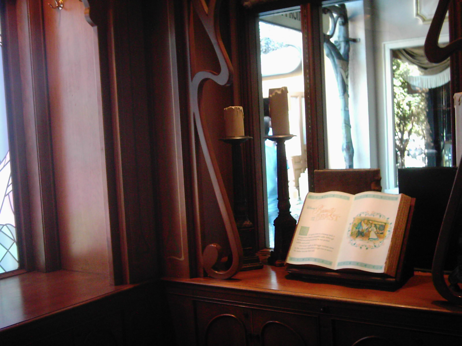 Beauty and the Beast Storybook in France Pavilion, Epcot - author's collection