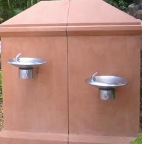 Typical water fountains in WDW